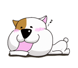 Daily fat dog sticker #12485031