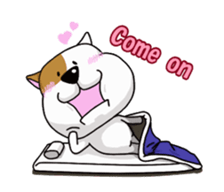 Daily fat dog sticker #12485034