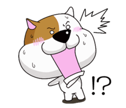 Daily fat dog sticker #12485040