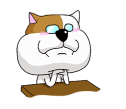 Daily fat dog sticker #12485041