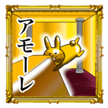 Golden Rabbit3 for rich man sticker #12485328