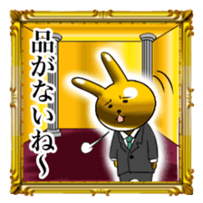 Golden Rabbit3 for rich man sticker #12485392