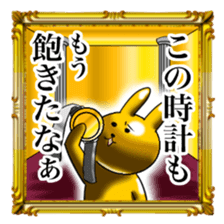 Golden Rabbit3 for rich man sticker #12485394