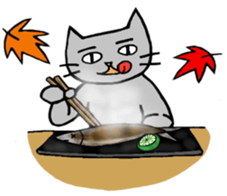 Autumn of Nekokun sticker #12485577