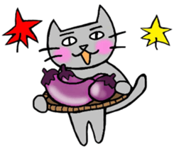 Autumn of Nekokun sticker #12485581