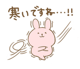 Convenient honorific sticker of rabbit sticker #12486139
