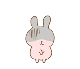 Convenient honorific sticker of rabbit sticker #12486149