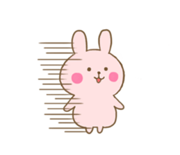 Convenient honorific sticker of rabbit sticker #12486152