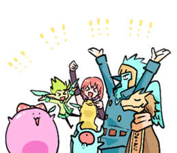 Marriage starts from a grimoire sticker #12487284