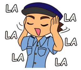 Officer Horitsu 2 sticker #12487836