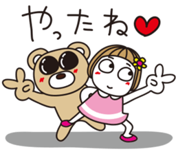 Bangs short girl vol.22 sticker #12488475