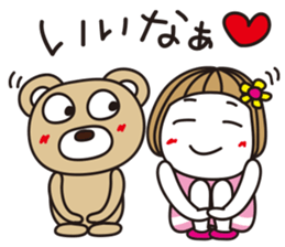 Bangs short girl vol.22 sticker #12488477