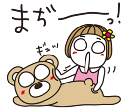 Bangs short girl vol.22 sticker #12488483