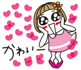 Bangs short girl vol.22 sticker #12488485