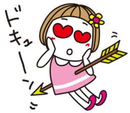 Bangs short girl vol.22 sticker #12488488