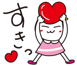 Bangs short girl vol.22 sticker #12488489