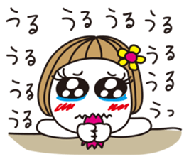Bangs short girl vol.22 sticker #12488492