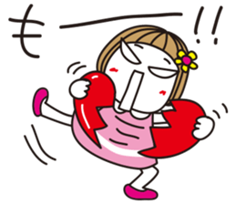 Bangs short girl vol.22 sticker #12488498