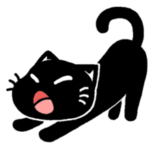 mew mew blacky 7 sticker #12488532