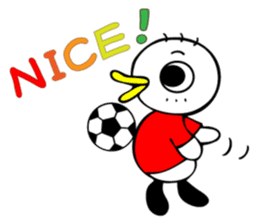 "soccer bird" [English] sticker #12488594