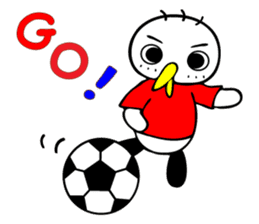 "soccer bird" [English] sticker #12488596