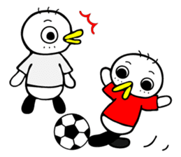 "soccer bird" [English] sticker #12488598