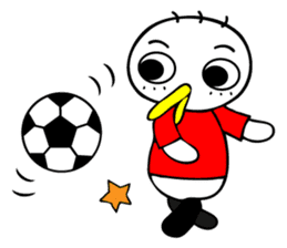 "soccer bird" [English] sticker #12488608