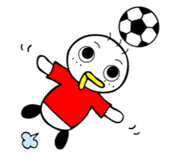 "soccer bird" [English] sticker #12488610