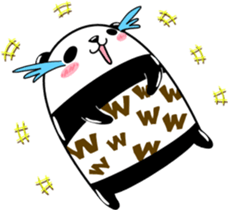 Mr.Egg Panda sticker #12488763