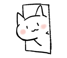 Keep smiling cat sticker #12488922