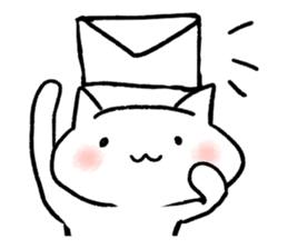 Keep smiling cat sticker #12488923
