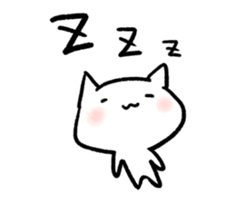 Keep smiling cat sticker #12488929