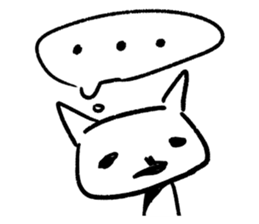 Keep smiling cat sticker #12488941