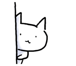 Keep smiling cat sticker #12488954