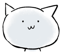 Keep smiling cat sticker #12488955