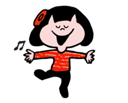 Moving! Obetomo Gakuen sticker #12490078