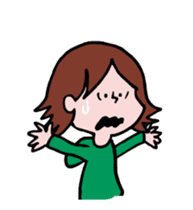 Moving! Obetomo Gakuen sticker #12490087