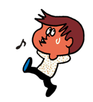 Moving! Obetomo Gakuen sticker #12490090