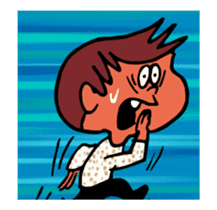 Moving! Obetomo Gakuen sticker #12490093