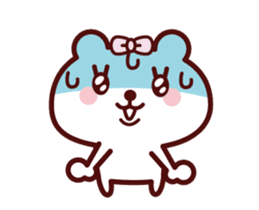 Girl Teddy bear Animation sticker 2 sticker #12490360