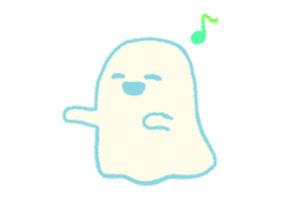 Floating Ghost sticker #12490605