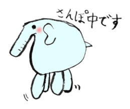 Lovely animals drawn by my daughter sticker #12490719