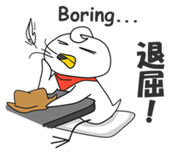 The Notorious Whitebird sticker #12491280