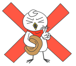The Notorious Whitebird sticker #12491304