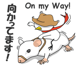 The Notorious Whitebird sticker #12491306