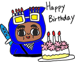 SAMURAI Bruce & his friends sticker #12492206