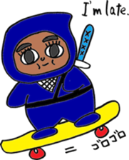 SAMURAI Bruce & his friends sticker #12492208