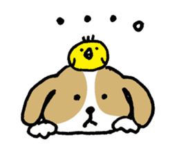 Cute Beagle dog Sticker-2 sticker #12492262