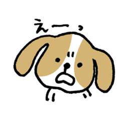 Cute Beagle dog Sticker-2 sticker #12492271