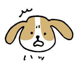 Cute Beagle dog Sticker-2 sticker #12492273